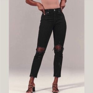 Abercrombie & Fitch Ultra HR Ankle Strait Curve Love size 12, preloved